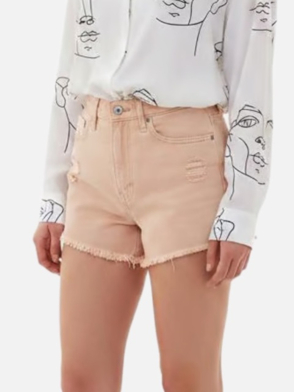 NWOT Mudd Pink High Rise Shortie Shorts 🩷 size 0
